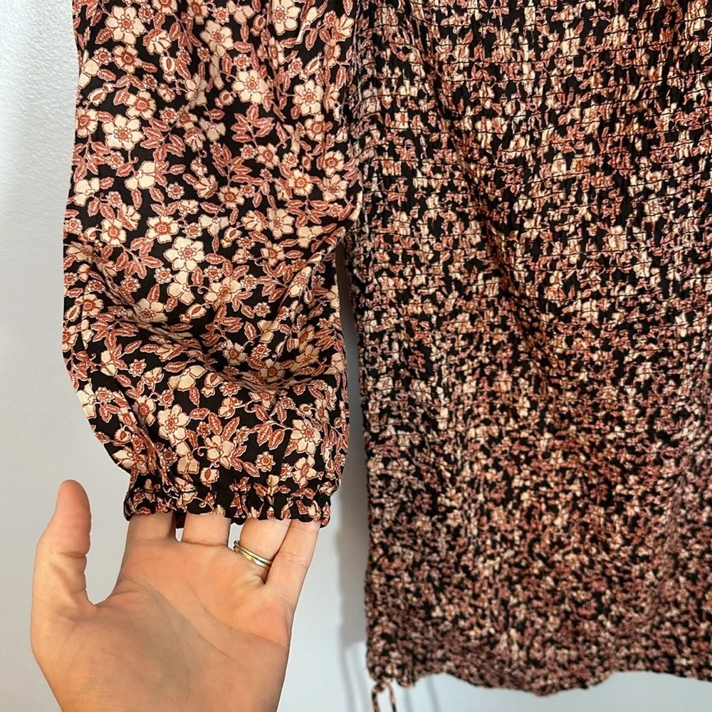 Jessica Simpson Kentucky Derby Floral Smocked Dress Size Small NWT - Picture 5 of 7